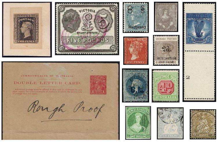 Millennium Philatelic Auctions : Postage Stamps, Postal History, Philately  : Sydney Australia